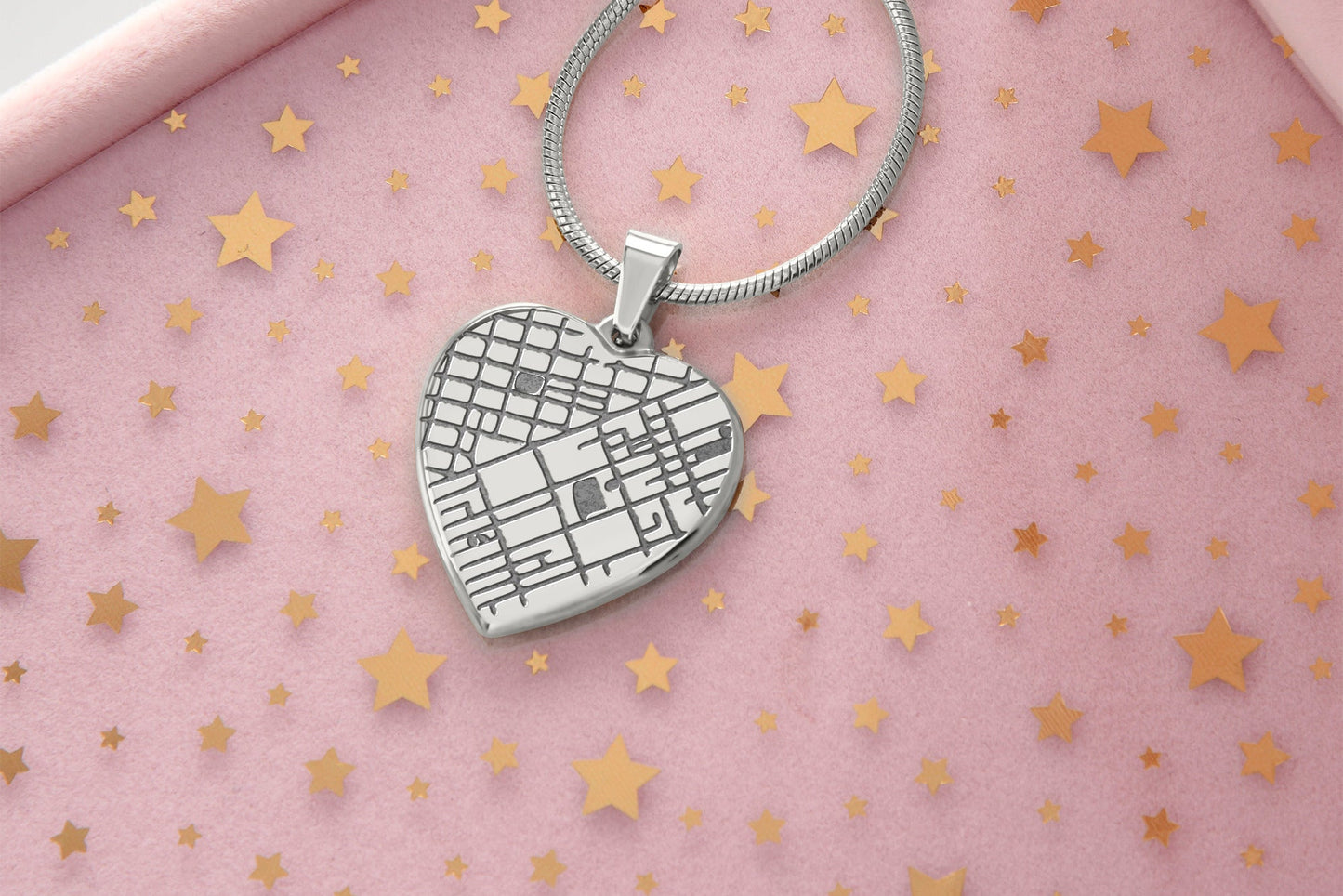 Custom Heart Pendant - Stainless Steel