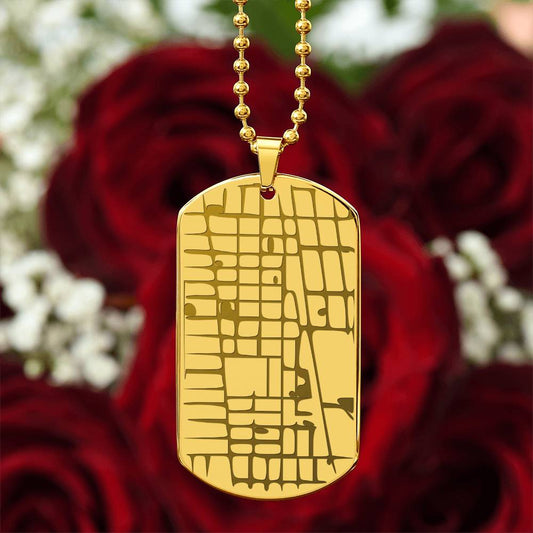 Custom Dog Tag - 18k Gold Plated