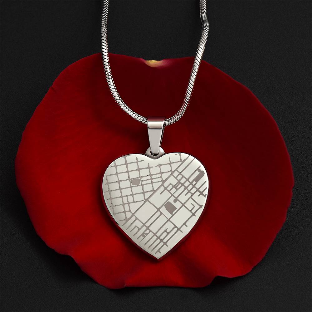 Custom Heart Pendant - Stainless Steel