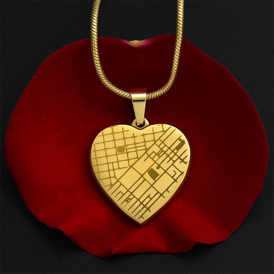 Custom Heart Pendant - 18k Gold Plated